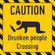 Drunken People Crossing 10x10