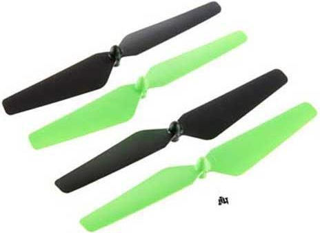 Propeller-Set Rot Für Ominus Quadcopter – 2 Rote + 2 Schwarze Propeller, Ersatzteile Für Dromida Drohne