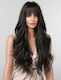 Hair Duty Περούκα με Συνθετική Τρίχα σε Μαύρο Χρώμα 70cm