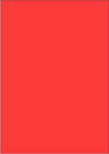 Foska Pvc Bookbinding Cover Page A4 0.15mm Red 1 Piece