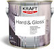 Kraft Hard & Gloss High Quality Varnish Colour Metals 375ml White