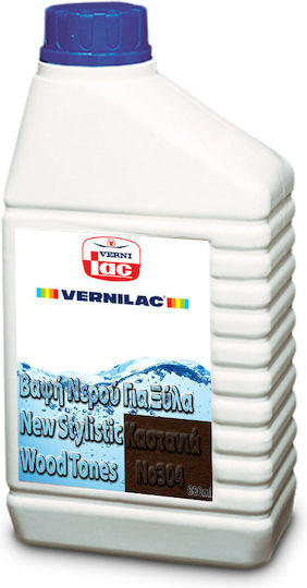Βαφή Νερού Επιπλοποιίας Ξύλα New Stylistic Wood Tones Vernilac 800ml Καστανιά Νο304