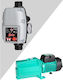 Електронен Воден Помпен Комплект Jet Brio 2000-m 1100w 1,5 Конски Сили Jet-150 Zita Pump