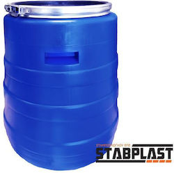 Βαρελι Πλαστικο Στρογγυλο Τσερκι 120l Μπλε