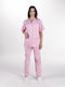 Σέτ Ιατρικό V Μπλούζα Παντελόνι Scrub – Pink Unisex