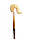 Wooden Art Walking Cane Kermes Oak 0254