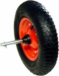 Ρόδα Ruotec Φουσκωτή Άξονα Καρότσια 2 Λινα 4.00-8 502.001.100.050