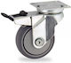 Drehende Räder mit Bremse Schwarz Durchmesser 75 mm für Kinderwagen