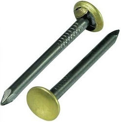 Decorative Steel Nails Black Brass Head 2x20 Pack 100 Pieces Pozzi 0251-0012 Decorative Steel Nails Black Brass Head 2x20 Pack 100 Pieces Pozzi 0251-0012
