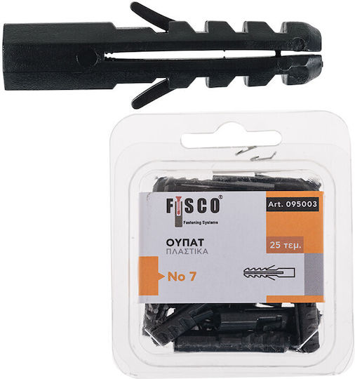 Fisco No14 Schraubanker Kunststoff Wand Blister 4 Stück Schwarze 61842