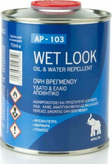 Apollon Apollon Abrasives Wet Look Apollon Waterproofing for Marbles 0.75lt Ar-103