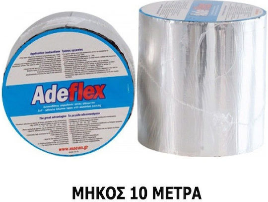 Adeflex Self-Adhesive Bituminous Tape 100cm x 10m Aluminium