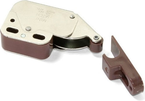Push Latch Finetto Πλαστικο Αντικρυσμα Καφέ 220-46509#marr
