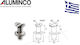 Clip De Fixare Coloană-Mânăcură Balustrade Din Aluminiu Tip Inox Aluminco 4314
