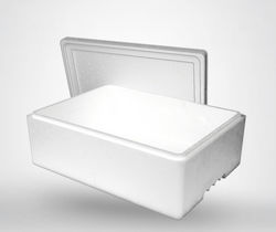 Polystyrene Ice Cream Cooler Box 16x16x5.5 Polystyrene Ice Cream Cooler Box 16x16x5.5