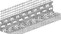 Baufox Γωνιόκρανο Pvc Διάτρητο 23χ23mm 3.0m/τεμάχιο