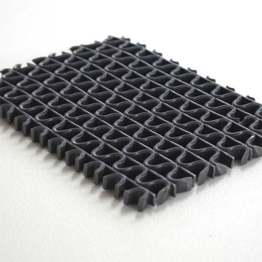 Πλαστικό Δάπεδο Zig Zag Grey 8mm Φάρδος 122cm