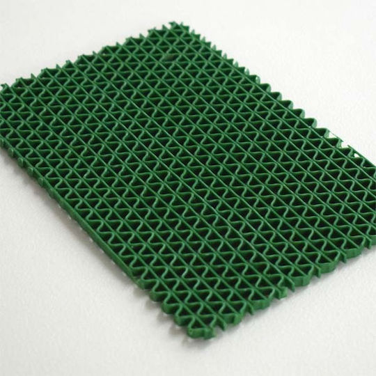 Πλαστικό Δάπεδο Zig Zag Green 5mm Φάρδος 122cm