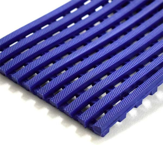 Πλαστικό Δάπεδο Crossmat Blue Μέτρο Φάρδος 120cm