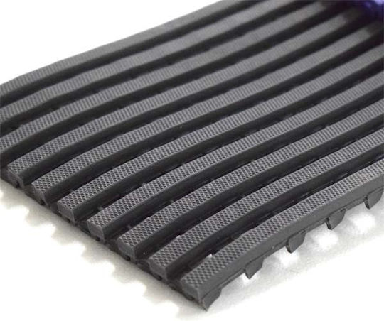 Πλαστικό Δάπεδο Crossmat Grey Μέτρο Φάρδος 120cm
