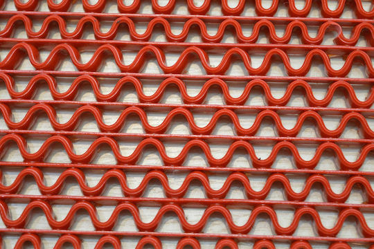 Пътека Zig-zag 8мм Червен 1,2м 120 X