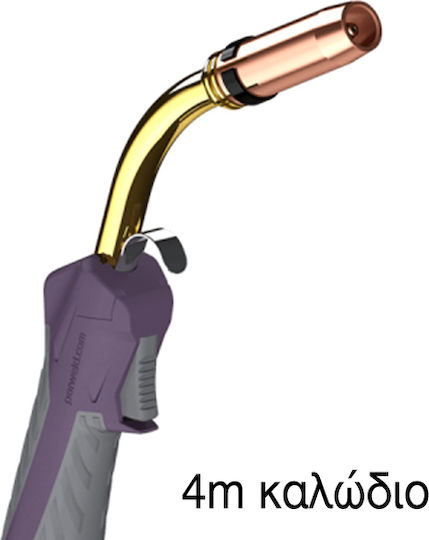 Τσιμπίδα Σύρματος Mig Mag Pro-grip Max 501w Υδρόψυκτη 4m Mig Mag Torch Pro-grip Max 501w Air Cooled