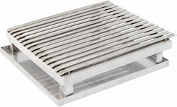 Inox Grill Basis Kohlen Aromatisierte Holz Enfire Inox Grill Basis Kohlen Aromatisierte Holz Enfire