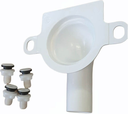 Set De Suport Pentru Rezervorul Vasului Debba A34299l000 Square Rimless Set De Șuruburi Unghi De Scurgere Roca Av0037000r
