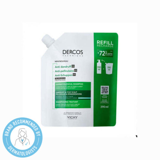 Vichy Dercos Попълване Шампоан against Dandruff for Нормален Hair 1x390ml
