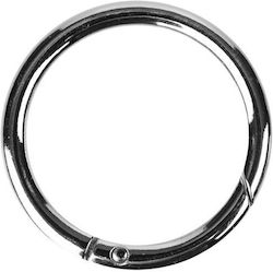 Metal Bag Hoops Silver 18mm 1 Piece