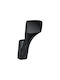 Inter Ceramic Single Wall-Mounted Bathroom Hook Black