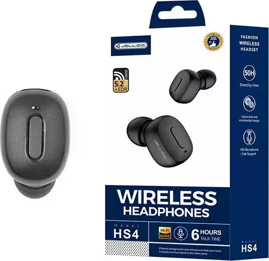 Jellico HS4 In-ear Bluetooth Handsfree Earphone Black
