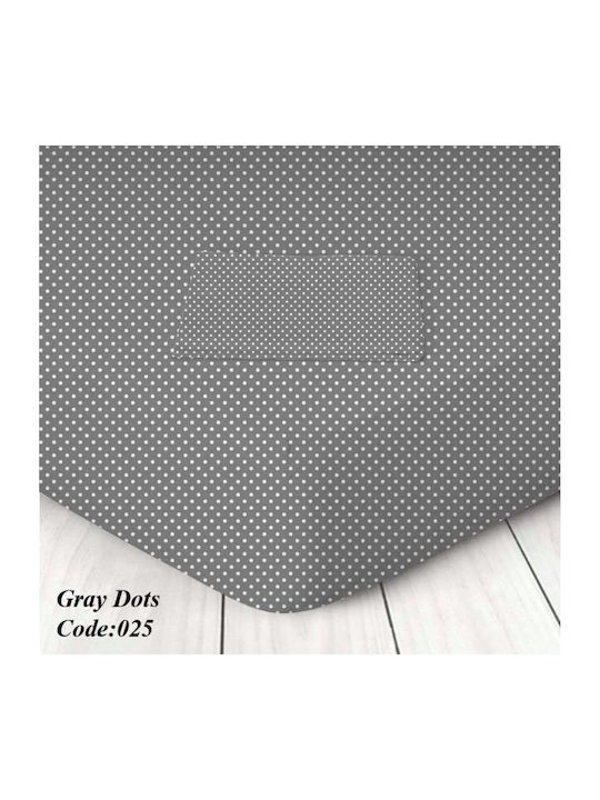 My Home Luxury Sheet for Single Bed 160x240cm. Gray