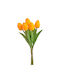 Artificial Orange Tulip Flower Bouquet 32cm