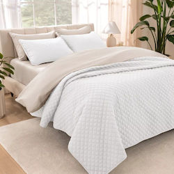 Blanc de Blanc Κουβερλί Ξενοδοχείου Υπέρδιπλο M250xΠ260εκ. Λευκό