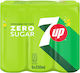 7UP Zitrone Soda mit Kohlensäure, Zuckerfrei 6x330ml