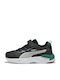 X-Ray 3 Kids Sports Shoes Running with Hook & Loop Closure Black