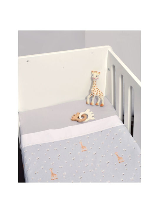 Baby Oliver Baby Sheets Gray Set 75x110cm