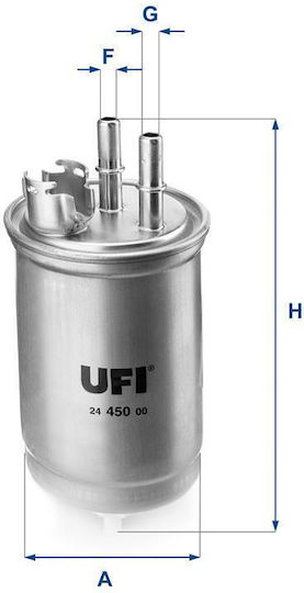 Fuel Filter Ford Focus 1.8 Tourneo Transit Connect 12 2445000-137
