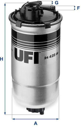 Car Fuel Filter Seat Ibiza IV 6L1 02-09 Cordoba 02-09 2442800-137