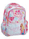 Gim Barbie Paints School Backpack for Elementary Pink 20L 35 x 20 x 46cm