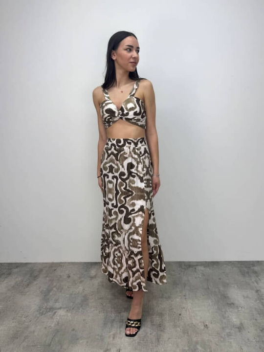 Obi Set mit Rock Brown