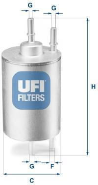 Gasoline Filter Audi A4 1.8t 00 4 Pipes 3195800-137