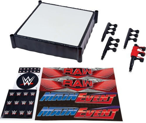 Mattel Wwe Superstar Ring Labels Main Event & Raw Spring-loaded Elastic Ring Ropes Σετ Παιχνίδι Κούκλες Jdj20