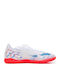 PUMA Future 8 Play Tt Jr Ποδοσφαιρικά Παπούτσια με Σχάρα TT Λευκά
