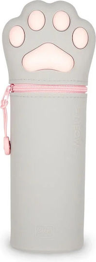Legami Milano Pencil Case Silicone Barrel Gray