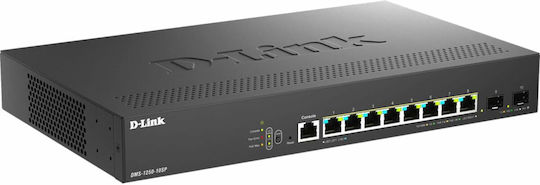 D-Link DMS-1250-10SP/E Managed L2 PoE Switch με 8 Θύρες Ethernet και 2 SFP Θύρες