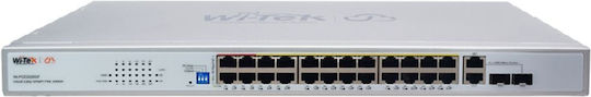 Wi-Tek WI-PCES226GF v2 Unmanaged L2 PoE+ Switch με 24 Θύρες Ethernet και 2 SFP Θύρες