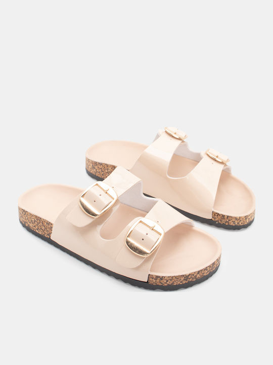 Luigi Γυναικεία Σανδάλια Flatforms Μπεζ