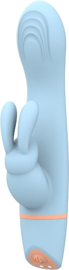 Loving Joy Mina Hail Come Hither Vibrator Rabbit 18cm Light Blue